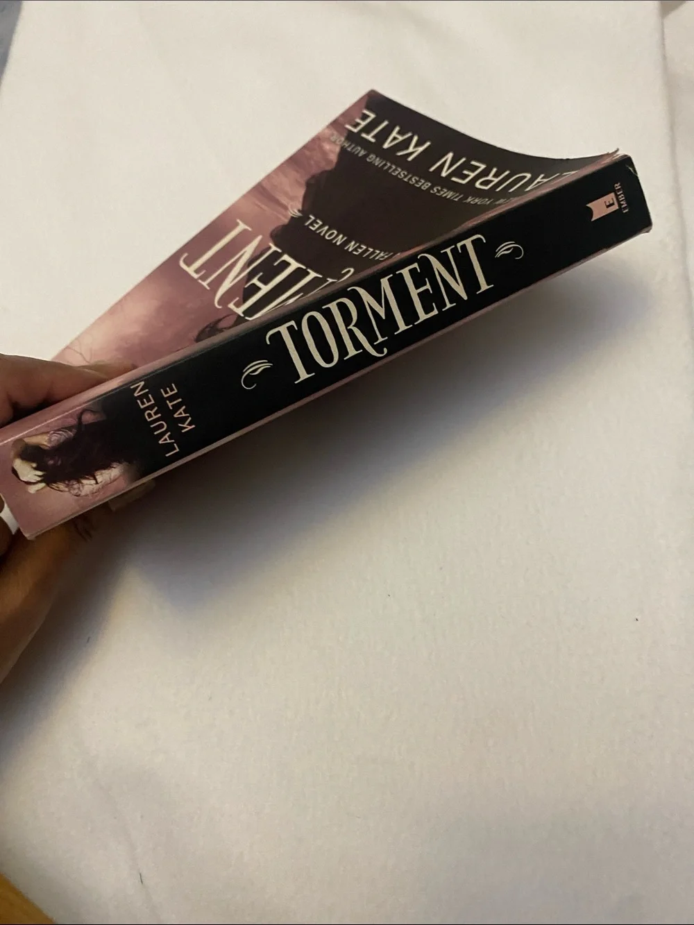Torment by Lauren Kate - Pink Novel Cover